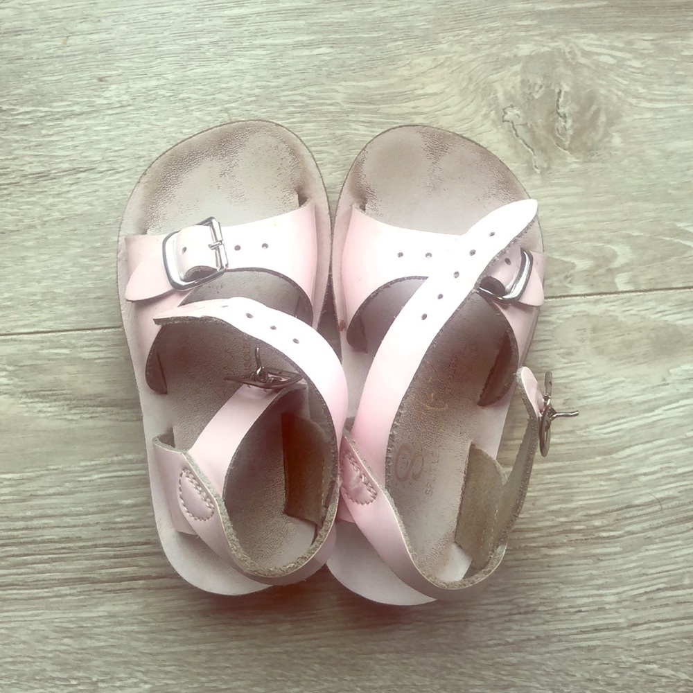Pink Salt Water toddler sandals